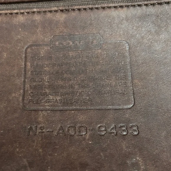 Vintage Coach Brown Leather Bag - Picture 2 of 7